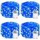 BOSSERN 4 Pack 60 LED Fairy Lights Battery Operated with Timer 20FT Waterproof String Lights Indoor Outdoor Cuttable Battery Light for Home Bedroom Wedding DIY Centerpiece Christmas Decorations Blue