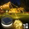 SMY Lighting 4 in 1 Solar Camping String Lights 426Ft Ultra Long String with 160LEDs Solar Powered and USB Rechargeable Light with Remote Control Portable Camping Light for Hiking Decorations
