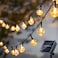 LSLCQW Solar String Lights Small Crystal Ball Outdoor String Light 60 LED 40ft 8 Lighting Modes Waterproof Solar Powered Patio Solar Light for Garden Yard Porch Wedding Party Decor Warm White