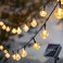 LSLCQW Solar String Lights Small Crystal Ball Outdoor String Light 60 LED 40ft 8 Lighting Modes Waterproof Solar Powered Patio Solar Light for Garden Yard Porch Wedding Party Decor Warm White