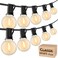 RTTY Outdoor String Lights 100 FT Patio Light for Outside Waterproof G40 Shatterproof LED Bulbs Dimmable Hanging Connectable Globe Lighting for Backyard Porch Bistro Balcony Party Warm White