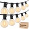 RTTY Outdoor String Lights 100 FT Patio Light for Outside Waterproof G40 Shatterproof LED Bulbs Dimmable Hanging Connectable Globe Lighting for Backyard Porch Bistro Balcony Party Warm White