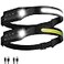 Nessciera Headlamp Rechargeable 2Pack LED Head Lamp Flashlight 230 Wide Beam Headband Light 400 Lumen Super Bright USBC Rechargeable Lightweight Headlight for Running Fishing Hiking Camping