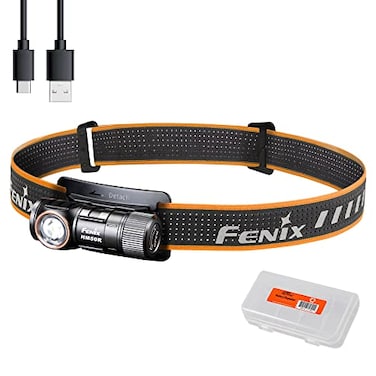 Fenix HM50R v20 Headlamp 700 Lumen USBC Rechargeable Lightweight with WhiteRed Light with Lumentac Organizer