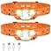 LHKNL Headlamp Flashlight Lumen UltraLight Bright LED Rechargeable Headlight with White Red Light2Pack Waterproof Motion Sensor Head Lamp8 Mode for Outdoor Camping Running Fishing Orange