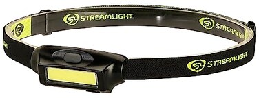 Streamlight 61702 Bandit 180Lumen USB Rechargeable LED Headlamp with Elastic Head Strap Clip and USB Cable Black