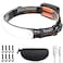 POKISEED LED Headlamp Rechargeable Super Bright 1500 Lumens 230 Wide Beam Headlamp 3 Modes IPX6 Waterproof Lightweight Head Light with Taillight Clips for Camping RunningFishing Outdoors Hard Hat Work