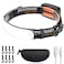 POKISEED LED Headlamp Rechargeable Super Bright 1500 Lumens 230 Wide Beam Headlamp 3 Modes IPX6 Waterproof Lightweight Head Light with Taillight Clips for Camping RunningFishing Outdoors Hard Hat Work