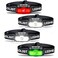 HOKOILN 4Pack LED Headlamp Rechargeable with Green Red Light 1300 Lumen UltraBright Flashlight Headlight for Camping Running Hiking Fishing Waterproof with 7 Modes