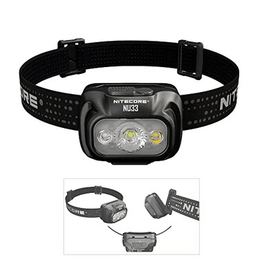 Nitecore NU33 700 Lumen USB C Rechargeable Head Lamp with Red Light