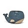 Abbott Collection Stoneware Whale Planter Large 3 H