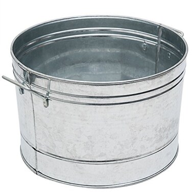 Achla Designs C50 Galvanized Steel round tub Standard