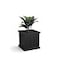 Mayne Cape Cod 14Inch Square Planter SelfWatering WeatherResistant Planter for Flowers Durable Outdoor Design for Patio Porch or Entryway