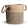 Zoes Homeware Jute Rope Basket 12x12 Woven Plant Pot Cover Boho IndoorOutdoor Multifunctional Storage