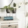 Deco 79 Metal Small Brushed Dome Planter with Removable Stand Set of 2 12 9H Gray