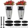 RimCereal 2 Pack Adjustable Height Planter Inserts for Large Pots Iron Rise Plant Fillers Risers Metal Planter Lift Insert for Square Round Taper Pots6 8 10 Base or Top17532