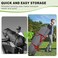 Cuddly Nest 10x10x52inch Wheeled Tent Bag Replacement for 10x10ft Pop Up Canopy 900D Tough Canvas Rolling Carry Storage Bag with Sturdy HandlesBuckle Strap and Pocket