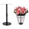 ZSHIGANMA Plant Risers for Inside Pots Adjustable Height 1222 Metal Planter Lift Inserts Fillers Risers for Indoor Outdoor Large Tall Taper Planter Flower Pot 6 Base8 TopBlack