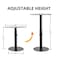 ZSHIGANMA Plant Risers for Inside Pots Adjustable Height 1222 Metal Planter Lift Inserts Fillers Risers for Indoor Outdoor Large Tall Taper Planter Flower Pot 6 Base8 TopBlack