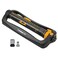 Melnor 65167AMZ XT Turbo Oscillating Sprinkler 4500 sq ft Quick Connect Bundle 3Way Adjustable Black Yellow