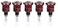 Sprinkler Rain Bird RVAN24360 1724 ft Full Circle Pattern Rotary Nozzles 360 Degree 5pcs in a Bag