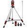 Eden 94156 PRO Metal Telescoping Tripod Adjustable 6Pattern Mobile Rotary Gear Drive Garden Sprinkler for Yard WPremium Quick Connect Starter Set