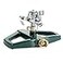 STYDDI Heavy Duty Impact Pulsating Sprinkler for Yard All Metal Adjustable Rotating Circular Impulse Lawn Sprinkler for Medium to Large Areas Lawn and Garden Coverage up to 5800 Sq Ft