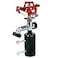 Chapin International Chapin 4984 TPost Impact Sprinkler 360 Degree Automatic Impact Sprinkler for Small Gardens and Lawns Up to 85ft Coverage Area Red