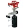 Chapin International Chapin 4984 TPost Impact Sprinkler 360 Degree Automatic Impact Sprinkler for Small Gardens and Lawns Up to 85ft Coverage Area Red