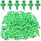 safycaby 100PCS Drip Irrigation Emitters Micro Sprinkler Heads Micro Garden Lawn Water Spray Misting Nozzle Sprinkler Irrigation for Plant Irrigation Systems Green 180