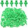 safycaby 100PCS Drip Irrigation Emitters Micro Sprinkler Heads Micro Garden Lawn Water Spray Misting Nozzle Sprinkler Irrigation for Plant Irrigation Systems Green 180