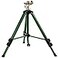 Hourleey Impact Sprinkler on Tripod Base Heavy Duty Brass Sprinklers for Yard Lawn Garden 0360 Degree Large Area Coverage 34 Inch Connector Extension Legs Flip Locks with Brass Sprinkler Head