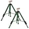 Hourleey Impact Sprinkler on Tripod Base 2 Pack Heavy Duty Sprinklers for Lawn Yard Garden 0360 Degree Large Area Coverage 34 Inch Connector Extension Legs Flip Locks with Brass Head