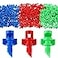 Tujoe 300 Pcs Misting Nozzle Sprayer 90180360 Degree Atomizing Micro Sprinklers Drip Ring Irrigation Emitters Sprinkler Nozzle Refraction Drip Emitters for Garden Agriculture Lawn