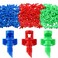 Tujoe 300 Pcs Misting Nozzle Sprayer 90180360 Degree Atomizing Micro Sprinklers Drip Ring Irrigation Emitters Sprinkler Nozzle Refraction Drip Emitters for Garden Agriculture Lawn