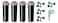 K-Rain K Rain ProPlus 34 Reclaimed Water RCW Gear Drive Rotor Sprinkler 4 12 PopUp 22 50 Spray Distance 40 360 Arc Spray Pattern with FullCircle Includes Install Kit 4 Pack