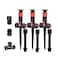 Eden 96093 MultiAdjustable Flex Design Garden Sprinkler with Extension Set Great for DIY Gardening Product