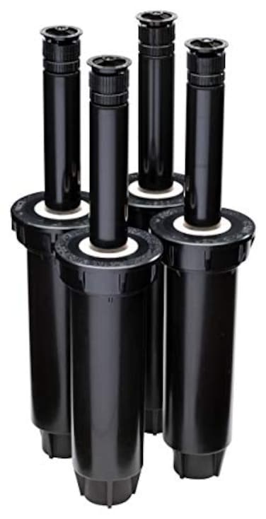 Rain Bird 1804AP4PK Professional PopUp Sprinkler Adjustable 0 360 Pattern 8 15 Spray Distance 4 Popup Height 4Pack