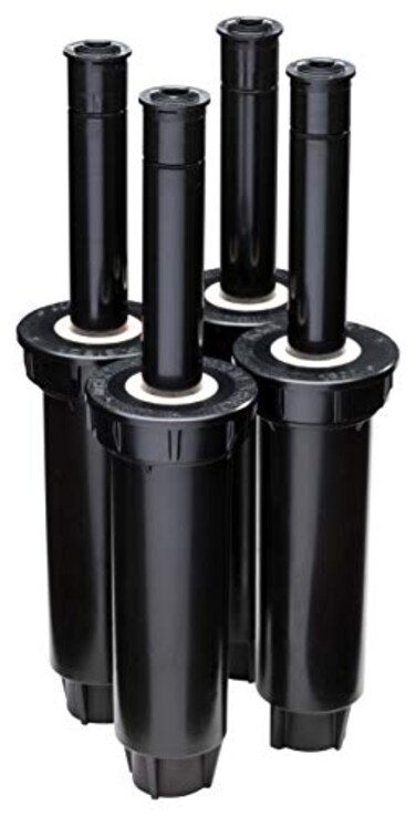 Rain Bird 1804DSF4PK Professional Dual Spray PopUp Sprinkler 360 Full Circle Pattern 8 15 Spray Distance 4 Popup Height 4Pack