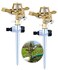 APT Metal Pulsating Sprinklers for Yard Up to 6200 ft 2 Pk