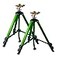 LIULO TOOL Impact Sprinkler on Tripod Base 2 Pack Tripod Sprinklers with Head 360 Degree Large Area Irrigation with Extension Legs Flip Locks Heavy Duty 34 Connector for Lawn Yard Garden