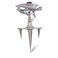 Gilmour Pro Heavy Duty Circular Water Sprinkler with Spike Base Rotating Sprinkler Head with Adjustable Spray Pattern Lawn Sprinkler for Large Area Coverage Silver