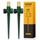 FANHAO 2 Pack Metal Lawn Sprinkler for Yard Automatic Garden Water Sprinkler on Spike Base Adjustable Irrigation System 360 Degree Large Area Coverage for Lawn Grass Patio Garden Irrigation