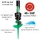 Rain Bird 42SASPG 42SA Gear Drive Rotor Lawn and Garden Sprinkler on Heavy Duty Green Spike Adjustable 40 360 Pattern 26 38 Spray Distance