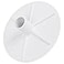 AFZZ 85001900 Skimmer Vacuum Plate 8 Skimmer Vac Plate Adapter for Pentair Admiral S15 S20 Skimmers Precise Replacement for Inground Pool and Swimming Pool