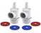 MAKHOON 91009001 UWF Connector Assembly Compatible with 380 280 180 Pool Cleaner Replacement Universal Wall Fitting Connector Assembly Part 2