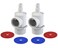 MAKHOON 91009001 UWF Connector Assembly Compatible with 380 280 180 Pool Cleaner Replacement Universal Wall Fitting Connector Assembly Part 2