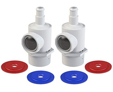 MAKHOON 91009001 UWF Connector Assembly Compatible with 380 280 180 Pool Cleaner Replacement Universal Wall Fitting Connector Assembly Part 2