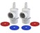 MAKHOON 91009001 UWF Connector Assembly Compatible with 380 280 180 Pool Cleaner Replacement Universal Wall Fitting Connector Assembly Part 2