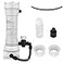 Vikua Upgraded 320 Pool Chlorinator Automatic ChlorineBromine Inline Feeder Compatible with pentair Rainbow 320 Chlorinator R171096 Feeder for Various Online and Offline Pools and spa Centers